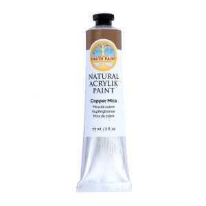 Natural Acrylik Paint, Natural Mica Copper, 2 oz