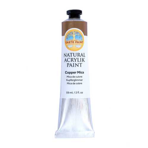 Natural Acrylik Paint, Natural Mica Copper, 2 oz