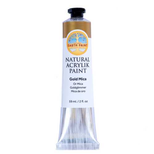 Natural Acrylik Paint, Natural Mica Gold, 2 oz