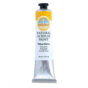 Natural Acrylik Paint, Yellow Ochre, 2 oz