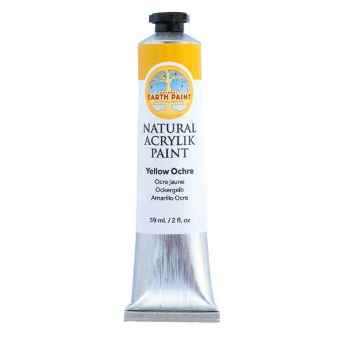 Natural Acrylik Paint, Yellow Ochre, 2 oz