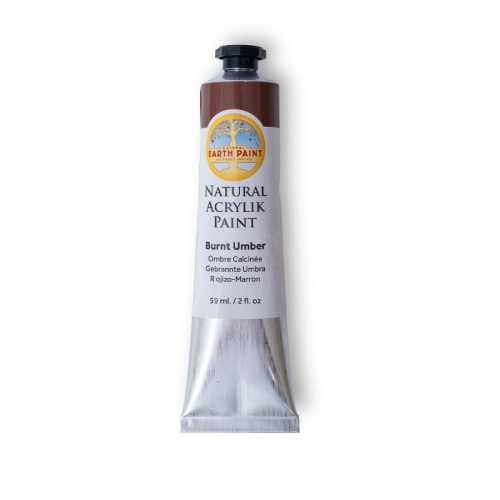 Natural Acrylik Paint, Burnt Umber, 2 oz