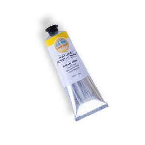 Natural Acrylik Paint, Heavy Body, Brilliant Yellow, 4 oz