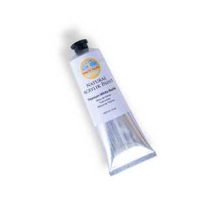 Natural Acrylik Paint, Heavy Body, Titanium White Rutile, 4 oz