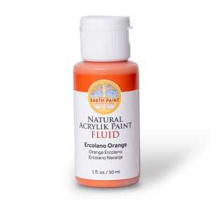 Natural Fluid Acrylik Paint, 1 oz, Ercolano Orange