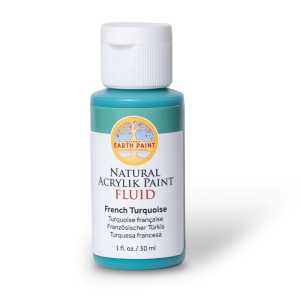 Natural Fluid Acrylik Paint, 1 oz, French Turquoise