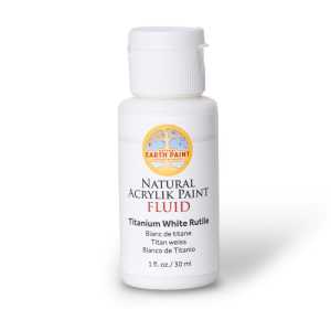 Natural Fluid Acrylik Paint, 1 oz, Titanium White Rutile