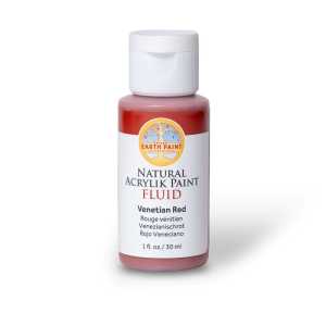 Natural Fluid Acrylik Paint, 1 oz, Venetian Red