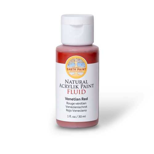 Natural Fluid Acrylik Paint, 1 oz, Venetian Red