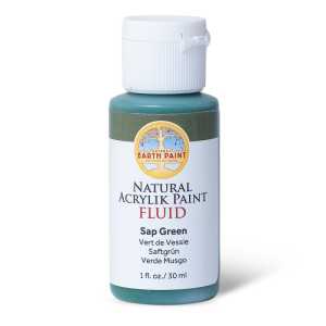 Natural Fluid Acrylik Paint, 1 oz, Sap Green