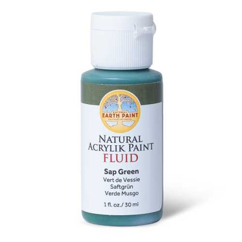 Natural Fluid Acrylik Paint, 1 oz, Sap Green