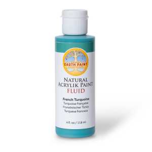 Natural Fluid Acrylik Paint, 4 oz, French Turquoise