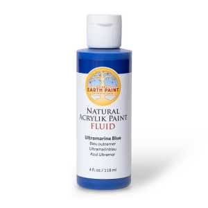 Natural Fluid Acrylik Paint, 4 oz, Ultramarine Blue
