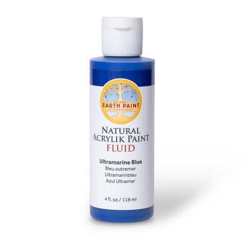 Natural Fluid Acrylik Paint, 4 oz, Ultramarine Blue