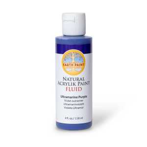 Natural Fluid Acrylik Paint, 4 oz, Ultramarine Purple