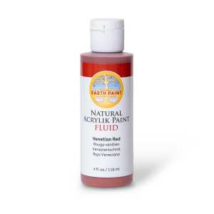 Natural Fluid Acrylik Paint, 4 oz, Venetian Red