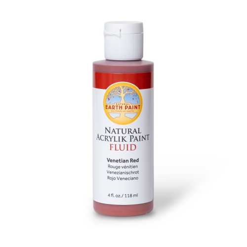 Natural Fluid Acrylik Paint, 4 oz, Venetian Red