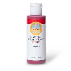 Natural Fluid Acrylik Paint, 4 oz, Magenta