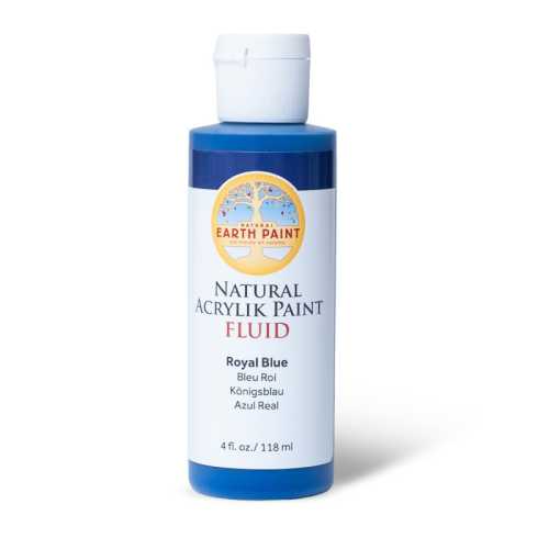 Natural Fluid Acrylik Paint, 4 oz, Royal Blue