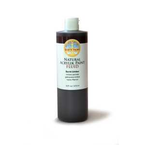 Natural Fluid Acrylik Paint, 16 oz, Burnt Umber