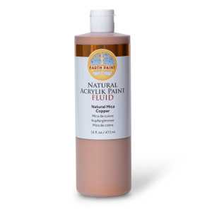 Natural Fluid Acrylik Paint, 16 oz, Copper Mica