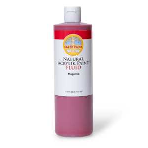 Natural Fluid Acrylik Paint, 16 oz, Magenta