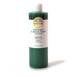 Natural Fluid Acrylik Paint, 16 oz, Sap Green