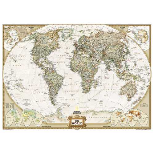 World Executive Map, Mural, 110