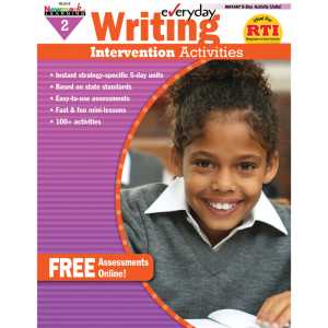 Everyday Writing Intervention Activities, Grade 2
