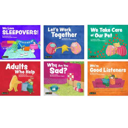 MySELF Readers: I Build Positive Relationships, Small Book 6pack, English