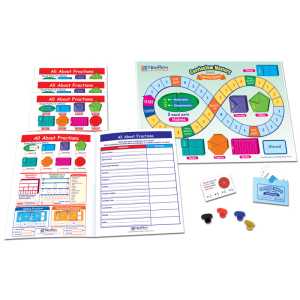 All About Fractions Learning Center, Grade 3-5