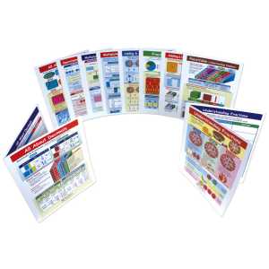 Fractions & Decimals Visual Learning Guides Set, Grades 3-6