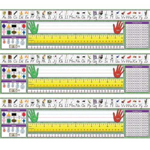 Modern Manuscript Primary Desk Plates, 19