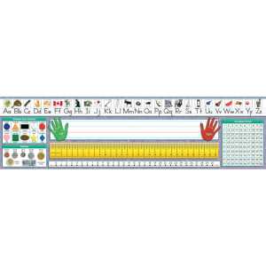 Traditional Manuscript Canadian Desk Plates, 19" x 5", Pack of 36