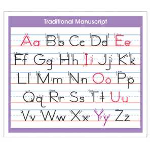Adhesive Traditional Manuscript Desk Prompt, Pack of 36