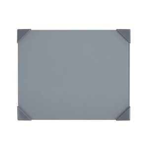 Posh Table Top Palette, Glass, Grey, 6.75x8.4 in