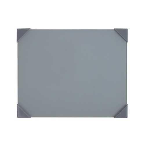 Posh Table Top Palette, Glass, Grey, 6.75x8.4 in