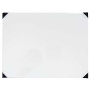 Posh Table Top Palette, Glass, White, 12x16 in