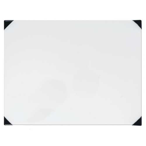 Posh Table Top Palette, Glass, White, 12x16 in