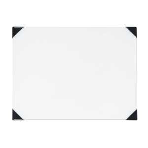 Posh Table Top Palette, Glass, White, 9x12 in