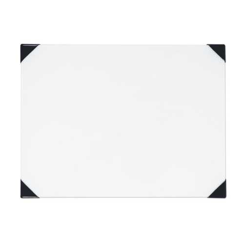 Posh Table Top Palette, Glass, White, 9x12 in