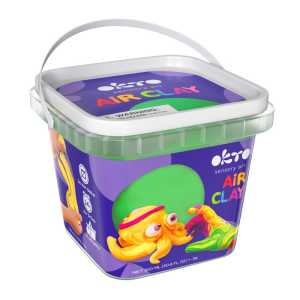 Air-Dry Modeling Clay, Green, 900 mL