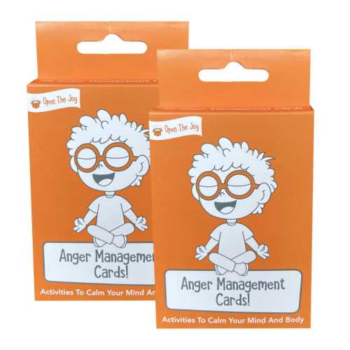 Anger Management Cards, 2 Sets