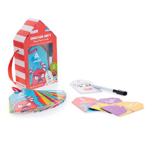 Dry Erase Flash Cards - ABC's Emotions