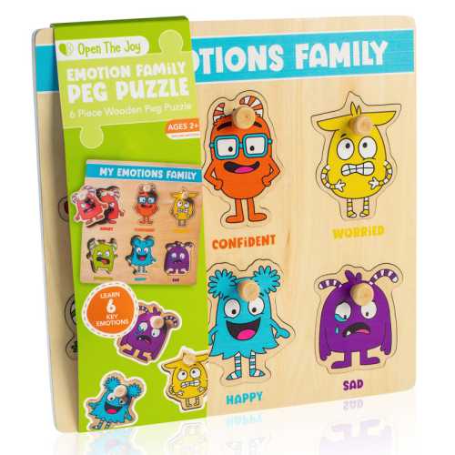 My Emotions Family Peg Puzzle