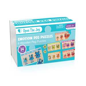 My Emotion Levels Peg Puzzles