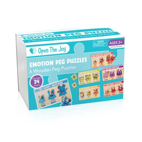 My Emotion Levels Peg Puzzles