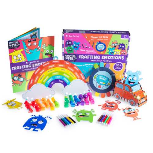 Crafting Emotions, DIY Emotional Awareness & Mindfulness Craft Kit for Kids