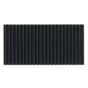 Corrugated Paper, Black, 48" x 25', 1 Roll
