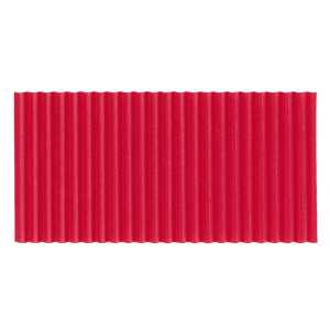 Flame Red Corrugated Paper Roll, 48" x 25'